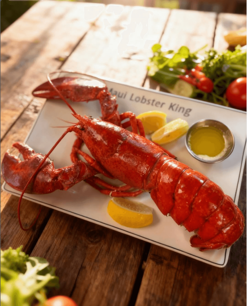 Whole Boiled Lobster